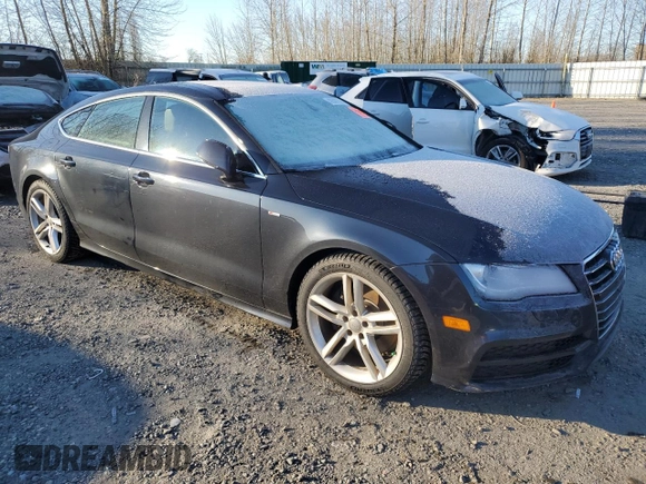 2014 Audi A7 Prestige with VIN WAU2MAFC8EN123024, listed as a Copart auction lot 42687595 with Not provided miles and Clean title. Bid and sale history available at DreamBid. Image 4.