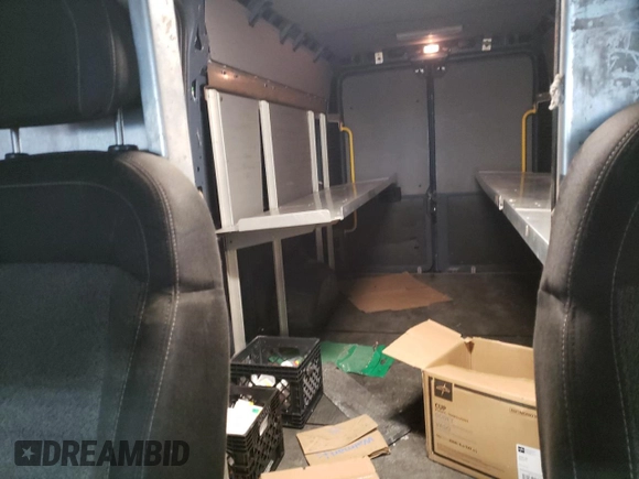 2020 Ram ProMaster Cargo with VIN 3C6URVJG4LE108690, listed as a Copart auction lot 47542605 with 163,992 mi miles and Salvage Title. Bid and sale history available at carsss.com. Image 10.