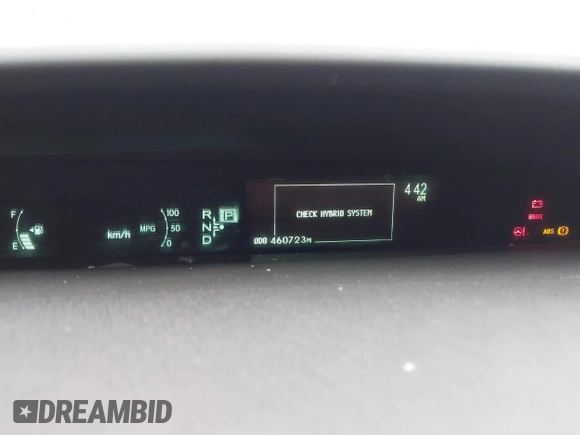 2010 Toyota Prius II with VIN JTDKN3DU5A0013143, listed as a IAAI auction lot 41793661 with 460,723 mi miles. Bid and sale history available at carsss.com. Image 7.