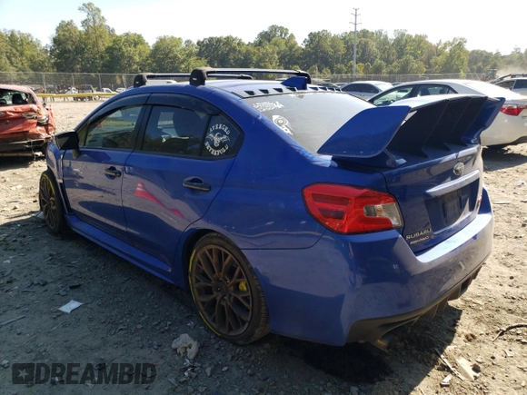 2018 Subaru WRX STI with VIN JF1VA2N65J9822968, listed as a Copart auction lot 70933573 with 102,522 mi miles. Bid and sale history available at carsss.com. Image 2.