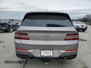 2021 Genesis GV80 with VIN KMUHCESC9MU064855, listed as a Copart auction lot 82593724 with 111,456 mi miles and Salvage title. Bid and sale history available at DreamBid. Image 6.