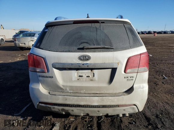 2013 Kia Sorento SX with VIN 5XYKWDA23DG381678, listed as a Copart auction lot 46503395 with 119,364 mi miles and Salvage Title. Bid and sale history available at carsss.com. Image 6.