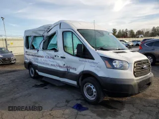 2019 Ford Transit Passenger XL with VIN 1FBAX2CM4KKA34304, listed as a Copart auction lot 85962184 with Not Provided miles and Salvage Title. Bid and sale history available at carsss.com. Image 4.