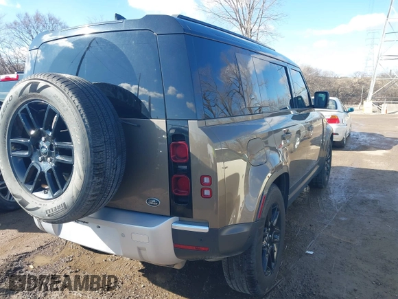 2021 Land Rover Defender S with VIN SALEJERX5M2041372, listed as a IAAI auction lot 41732008 with 62,233 mi miles and . Bid and sale history available at DreamBid. Image 4.