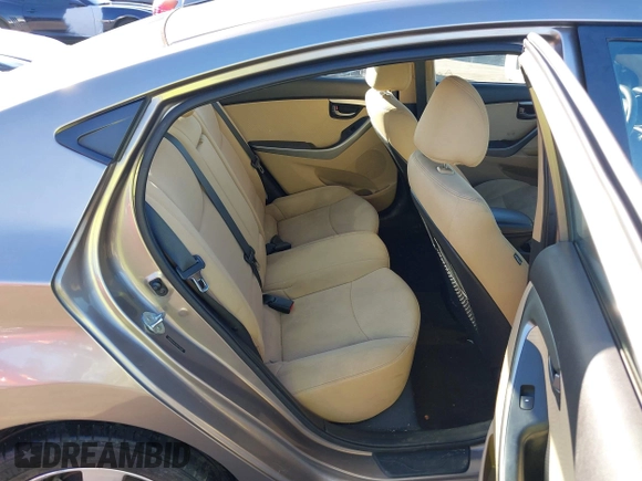 2013 Hyundai Elantra GLS z VIN 5NPDH4AE7DH174538, wystawiony jako IAAI lot #41428026 z przebiegiem 158 066 mil mil oraz . Historia ofert i sprzedaży dostępna na DreamBid. Obrazek 8.
