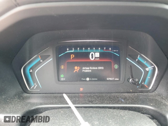2023 Honda Odyssey Touring with VIN 5FNRL6H86PB024066, listed as a Copart auction lot 58414575 with 29,827 mi miles and Salvage title. Bid and sale history available at DreamBid. Image 9.