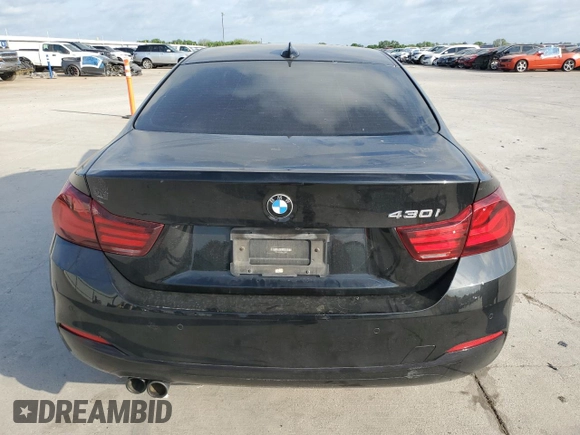 2020 BMW 4 Series 430i with VIN WBA4W3C05LFJ72875, listed as a Copart auction lot 52815985 with 81,788 mi miles and Salvage title. Bid and sale history available at DreamBid. Image 6.