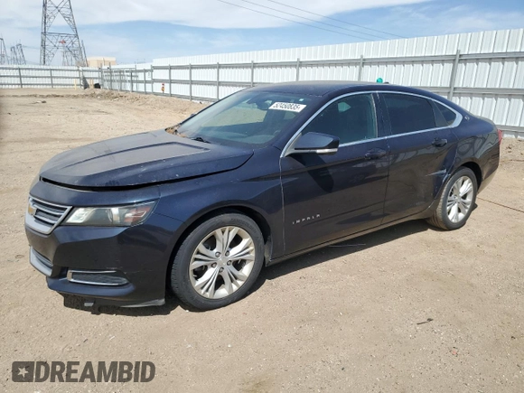 2014 Chevrolet Impala LT with VIN 2G1115SL9E9198945, listed as a Copart auction lot 52450835 with 46,595 mi miles and Clean Title. Bid and sale history available at DreamBid. Image 1.