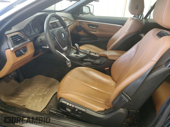 2014 BMW 4 Series 428i with VIN WBA3V7C56EP770827, listed as a Copart auction lot 64235014 with 110,250 mi miles and Salvage Title. Bid and sale history available at DreamBid. Image 7.