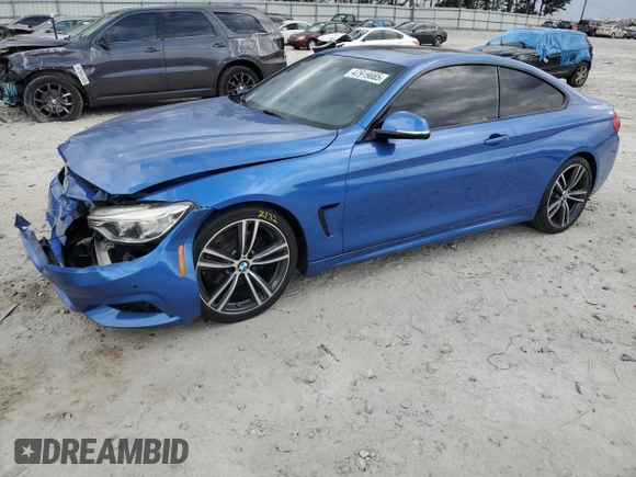 2015 BMW 4 Series 428i with VIN WBA3N3C54FK231999, listed as a Copart auction lot 47919085 with 116,634 mi miles and Salvage Title. Bid and sale history available at DreamBid. Image 1.