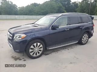 2017 Mercedes-Benz GLS 450 with VIN 4JGDF6EE2HA885455, listed as a Copart auction lot 60478045 with 124,288 mi miles and Salvage title. Bid and sale history available at DreamBid. Image 1.