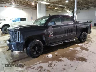 2017 Chevrolet Silverado 1500 LTZ with VIN 3GCUKSEC5HG456352, listed as a Copart auction lot 88499255 with Not Provided miles and Salvage Title. Bid and sale history available at DreamBid. Image 1.