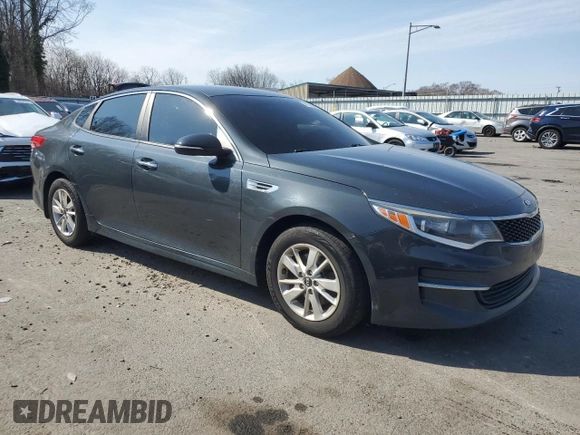 2016 Kia Optima LX with VIN 5XXGT4L39GG020694, listed as a Copart auction lot 47750655 with 120,698 mi miles and Salvage Title. Bid and sale history available at carsss.com. Image 4.