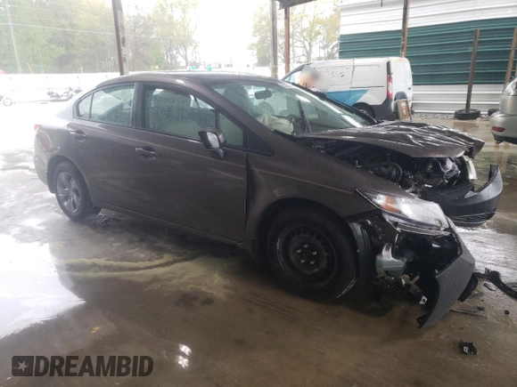 2015 Honda Civic Sedan LX with VIN 19XFB2F57FE000323, listed as a Copart auction lot 51384275 with 148,867 mi miles and Salvage Title. Bid and sale history available at carsss.com. Image 4.