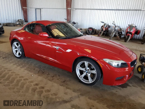 2012 BMW Z4 sDrive28i with VIN WBALL5C53CJ103546, listed as a Copart auction lot 62363535 with 60,626 mi miles and Clean title. Bid and sale history available at DreamBid. Image 4.