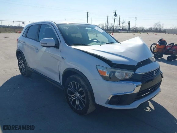 2017 Mitsubishi Outlander Sport ES 2.0 with VIN JA4AP3AU5HZ033242, listed as a IAAI auction lot 41602788 with 102,327 mi miles. Bid and sale history available at carsss.com. Image 1.
