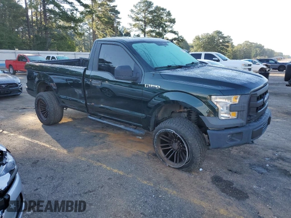 2017 Ford F-150 XL with VIN 1FTMF1EF0HKD96241, listed as a Copart auction lot 72636114 with 130,154 mi miles and Salvage title. Bid and sale history available at DreamBid. Image 4.