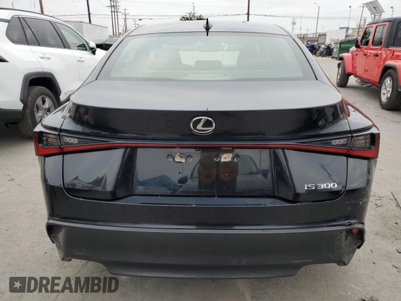 2021 Lexus IS 300 with VIN JTHAA1D29M5111530, listed as a Copart auction lot 65078415 with 76,997 mi miles and Salvage title. Bid and sale history available at DreamBid. Image 6.