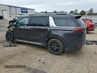 2023 Kia Carnival SX Prestige with VIN KNDNE5H32P6221299, listed as a Copart auction lot 45847354 with 20,669 mi miles and Salvage Title. Bid and sale history available at carsss.com. Image 2.