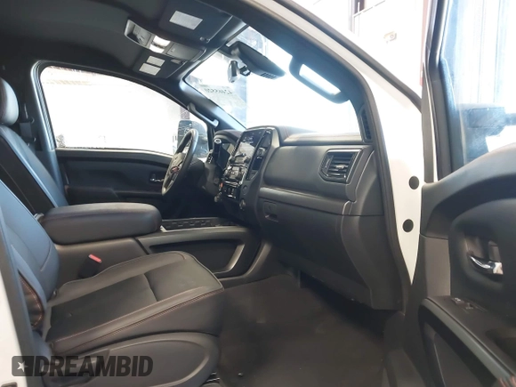 2024 Nissan Titan Pro-4X with VIN 1N6AA1ED0RN112314, listed as a IAAI auction lot 42465520 with 8,711 mi miles and . Bid and sale history available at DreamBid. Image 5.