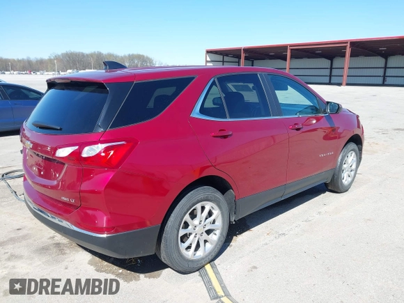 2021 Chevrolet Equinox LT z VIN 2GNAXUEV2M6108703, wystawiony jako IAAI lot #41965639 z przebiegiem 122 160 mil mil oraz . Historia ofert i sprzedaży dostępna na DreamBid. Obrazek 4.