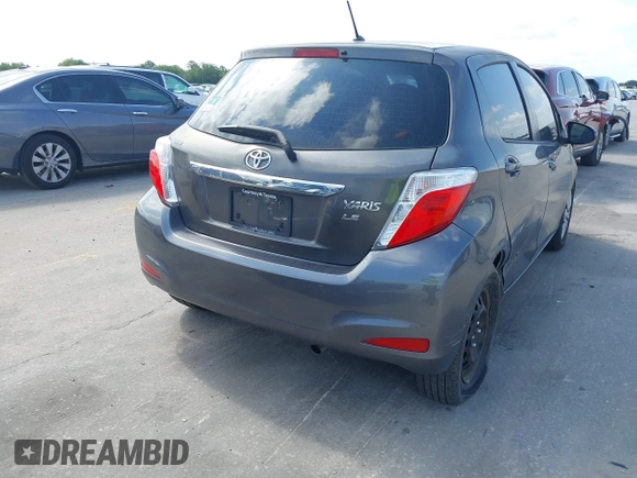 2012 Toyota Yaris L with VIN JTDKTUD38CD540219, listed as a IAAI auction lot 42091750 with 152,878 mi miles. Bid and sale history available at carsss.com. Image 16.