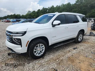 2025 Chevrolet Tahoe LT с VIN 1GNS5NRD0SR116348, выставлен на аукционе Copart как лот 61053085 с пробегом 7 471 миль миль и Списание • Salvage title. История ставок и продаж доступна на DreamBid. Изображение 1.