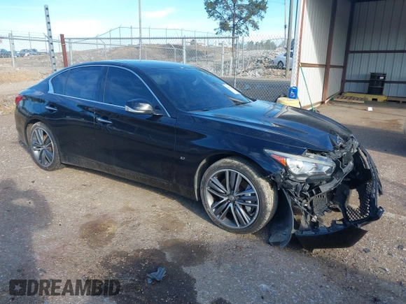 2015 Infiniti Q50 Premium z VIN JN1BV7AR5FM418350, wystawiony jako IAAI lot #41622894 z przebiegiem 135 478 mil mil oraz . Historia ofert i sprzedaży dostępna na DreamBid. Obrazek 1.