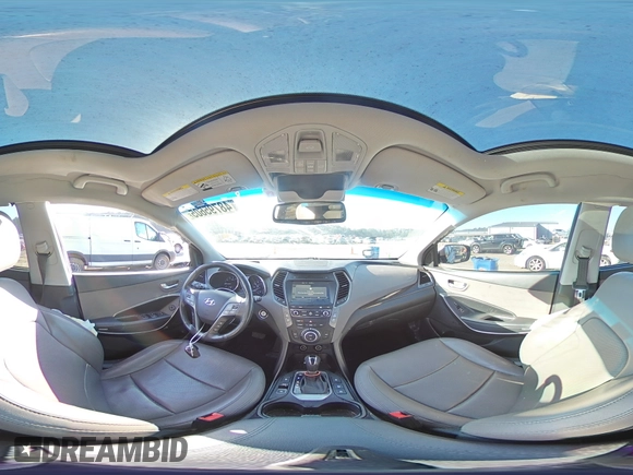 2017 Hyundai Santa Fe Ultimate with VIN 5XYZW4LA6HG422927, listed as a Copart auction lot 48795605 with 136,657 mi miles and Salvage title. Bid and sale history available at DreamBid. Image 14.