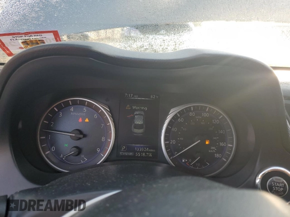 2015 Infiniti Q50 Sport with VIN JN1BV7AR2FM414563, listed as a Copart auction lot 62896535 with 133,924 mi miles and Salvage title. Bid and sale history available at DreamBid. Image 9.