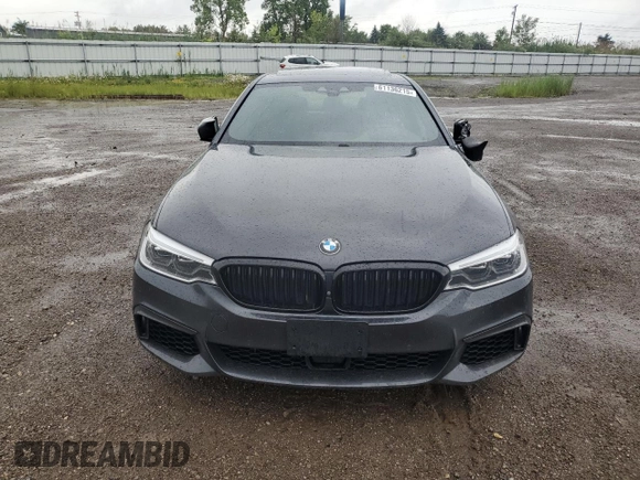2020 BMW 5 Series M550i xDrive with VIN WBAJS7C06LCD12779, listed as a Copart auction lot 61136215 with 81,286 mi miles and Salvage title. Bid and sale history available at DreamBid. Image 5.