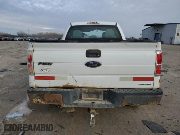2013 Ford F-150 XL with VIN 1FTEX1EM8DFC06480, listed as a Copart auction lot 42157425 with 0 mi miles and Salvage Title. Bid and sale history available at carsss.com. Image 6.