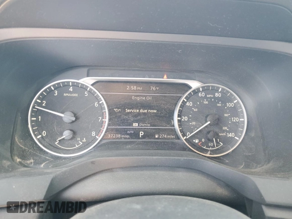 2023 Nissan Pathfinder S with VIN 5N1DR3AC1PC230734, listed as a Copart auction lot 56006835 with 37,238 mi miles and Salvage title. Bid and sale history available at DreamBid. Image 9.