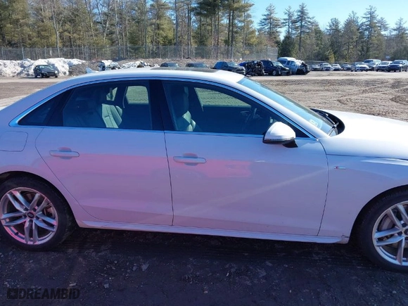 2020 Audi A4 Sedan Premium with VIN WAUDNAF40LN012155, listed as a IAAI auction lot 41665494 with NaN miles. Bid and sale history available at carsss.com. Image 13.