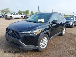 2023 Toyota Corolla Cross LE with VIN 7MUCAAAG3PV067507, listed as a IAAI auction lot 42177142 with 124,772 mi miles and . Bid and sale history available at DreamBid. Image 2.