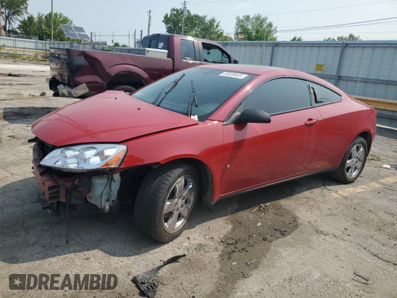 2007 Pontiac G6 GT with VIN 1G2ZH18N774225366, listed as a Copart auction lot 60409465 with 62,575 mi miles and Salvage title. Bid and sale history available at DreamBid. Image 1.