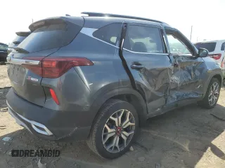 2021 Kia Seltos S z VIN KNDEUCA20M7055458, wystawiony jako Copart lot #49408915 z przebiegiem 46 545 mil mil oraz Szkoda całkowita • Salvage title. Historia ofert i sprzedaży dostępna na DreamBid. Obrazek 3.