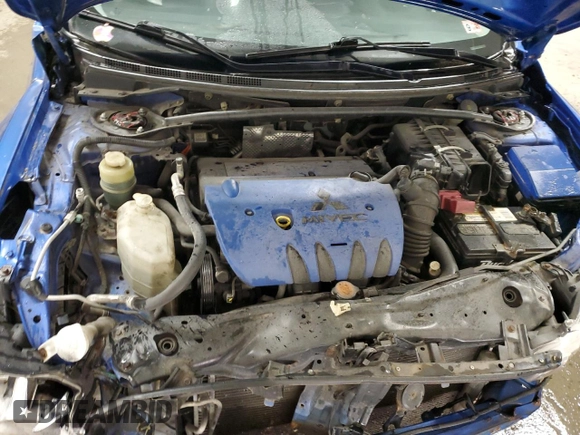 2011 Mitsubishi Lancer GTS with VIN JA32U8FW9BU004422, listed as a Copart auction lot 69990684 with 168,770 mi miles and Salvage Title. Bid and sale history available at DreamBid. Image 11.