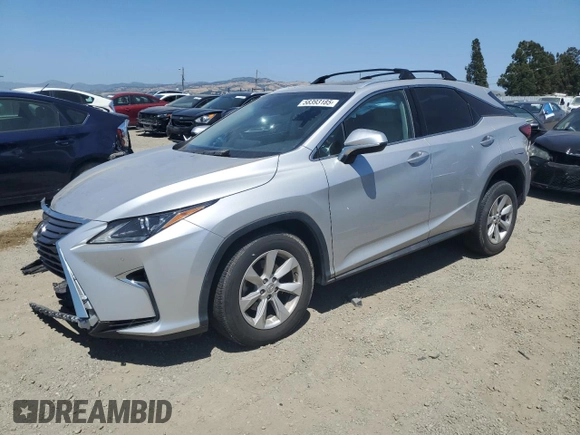 2017 Lexus RX 350 z VIN 2T2BZMCA3HC057798, wystawiony jako Copart lot #58393185 z przebiegiem 84 103 mil mil oraz Szkoda całkowita • Salvage title. Historia ofert i sprzedaży dostępna na DreamBid. Obrazek 1.