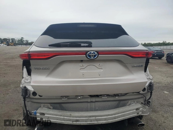 2022 Toyota Venza LE with VIN JTEAAAAH2NJ094505, listed as a Copart auction lot 72160574 with 47,081 mi miles and Salvage Title. Bid and sale history available at carsss.com. Image 6.