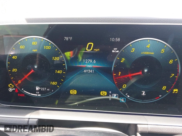 2021 Mercedes-Benz GLE 350 with VIN 4JGFB4JBXMA478109, listed as a IAAI auction lot 42083365 with 61,341 mi miles and . Bid and sale history available at DreamBid. Image 7.