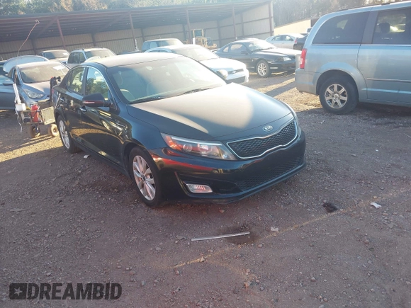 2015 Kia Optima LX z VIN KNAGM4A71F5629636, wystawiony jako IAAI lot #41677983 z przebiegiem 150 600 mil mil oraz . Historia ofert i sprzedaży dostępna na DreamBid. Obrazek 1.