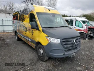2023 Mercedes-Benz Sprinter with VIN W1Y5KDHY6PT122187, listed as a Copart auction lot 81495314 with 66,114 mi miles and Salvage Title. Bid and sale history available at DreamBid. Image 4.