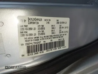 2005 Dodge Caravan SXT with VIN 2D8GP44L75R432427, listed as a IAAI auction lot 42049469 with 129,557 mi miles and . Bid and sale history available at DreamBid. Image 9.