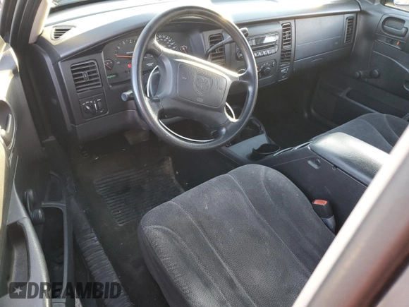 2003 Dodge Dakota with VIN 1D7FL16X03S324737, listed as a Copart auction lot 47253395 with 252,334 mi miles and Salvage Title. Bid and sale history available at carsss.com. Image 8.