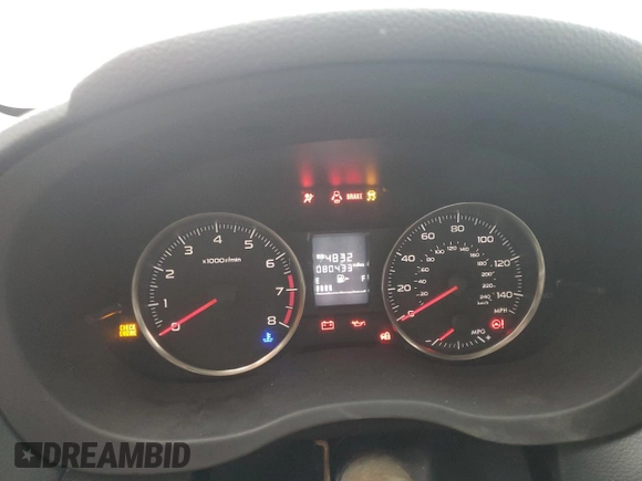 2015 Subaru Impreza 2.0i с VIN JF1GPAA66F9320792, выставлен на аукционе Copart как лот 55899035 с пробегом 80 433 миль миль и Списание • Salvage title. История ставок и продаж доступна на DreamBid. Изображение 9.