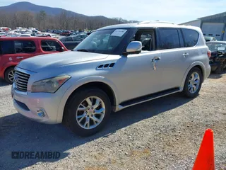 2011 Infiniti QX56 7-passenger with VIN JN8AZ2NE4B9003884, listed as a IAAI auction lot 41790480 with 108,118 mi miles. Bid and sale history available at carsss.com. Image 23.