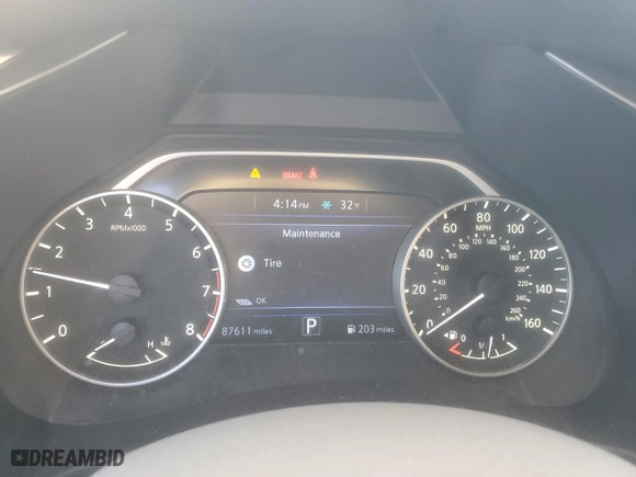2015 Nissan Murano SV with VIN 5N1AZ2MH6FN259458, listed as a Copart auction lot 42561365 with 87,611 mi miles and Salvage Title. Bid and sale history available at carsss.com. Image 9.