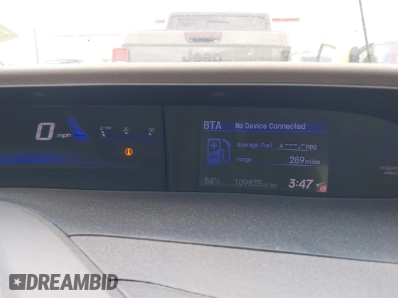 2012 Honda Civic EX with VIN 2HGFB2F81CH610374, listed as a IAAI auction lot 42019951 with 109,835 mi miles and . Bid and sale history available at DreamBid. Image 7.