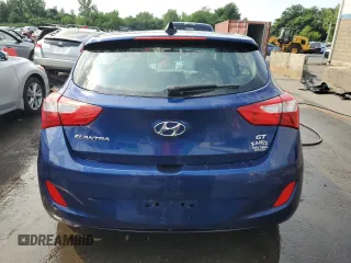 2013 Hyundai Elantra GT with VIN KMHD35LEXDU016908, listed as a Copart auction lot 62122514 with 115,407 mi miles and Salvage Title. Bid and sale history available at carsss.com. Image 6.